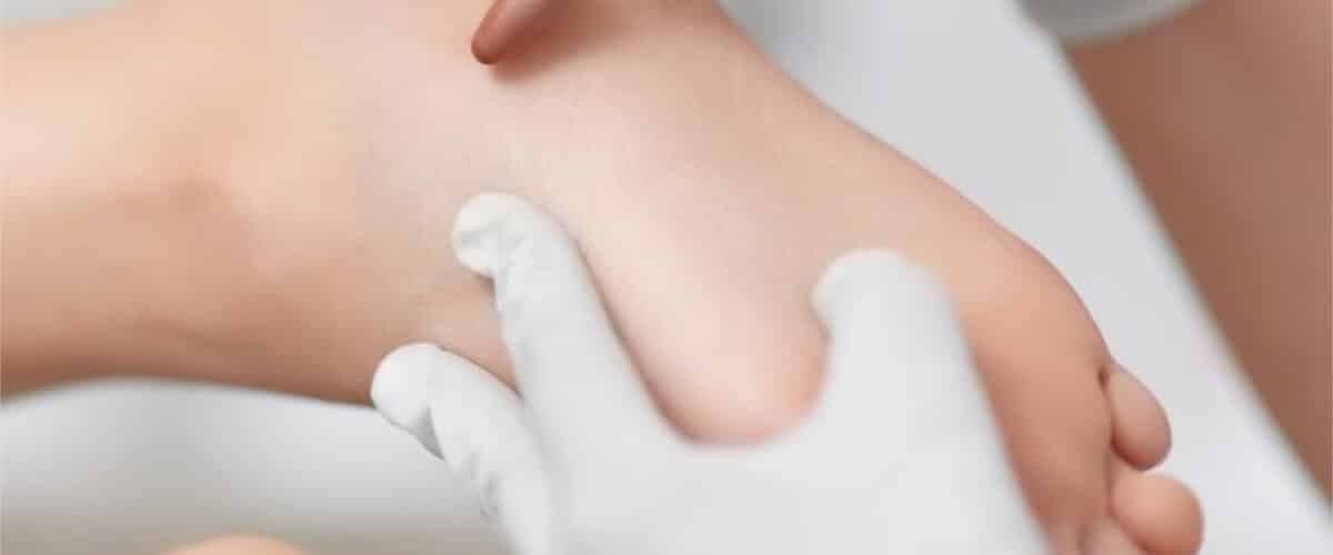 Pedikura, gladki podplati